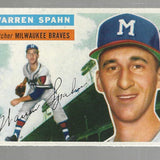 1956 Topps #10 Warren Spahn Ex+