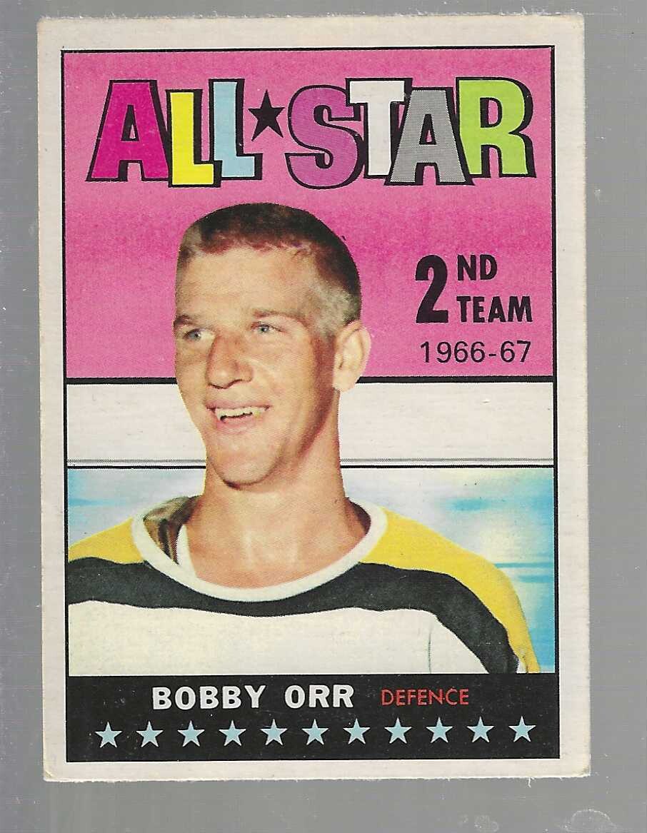 1967/68 Topps #128 Bobby Orr All Star Ex+