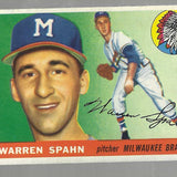 1955 Topps #31 Warren Spahn VG