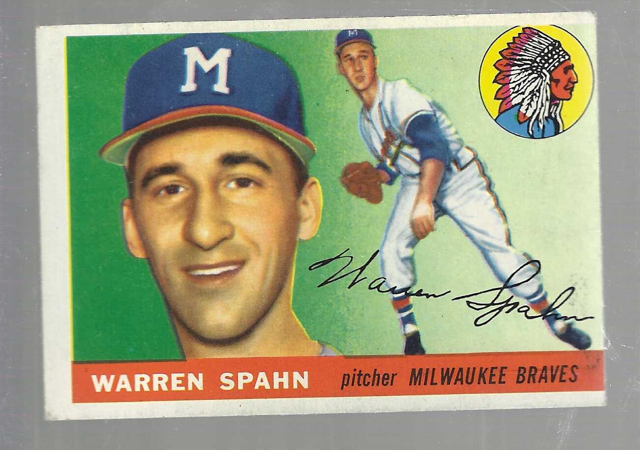 1955 Topps #31 Warren Spahn VG