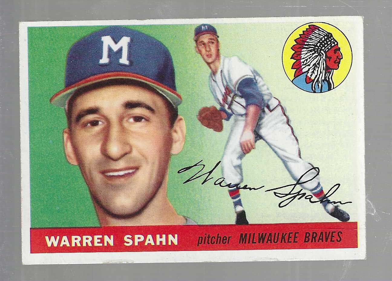 1955 Topps #31 Warren Spahn Ex/Mint