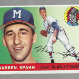 1955 Topps #31 Warren Spahn Ex/Mint