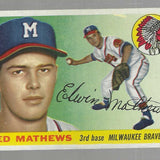 1955 Topps #155 Ed Mathews VG