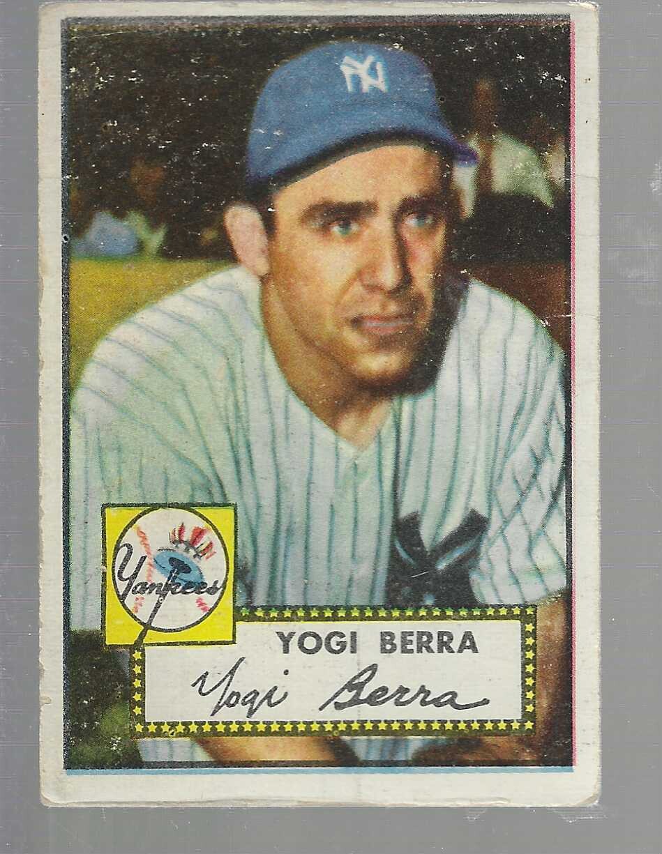1952 Topps #191 Yogi Berra VG