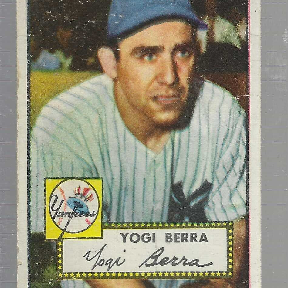 1952 Topps #191 Yogi Berra VG