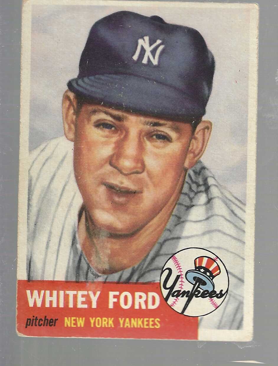 1953 Topps #207 Whitey Ford VG