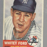 1953 Topps #207 Whitey Ford VG