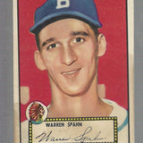 1952 Topps #33 Warren Spahn VG List $300