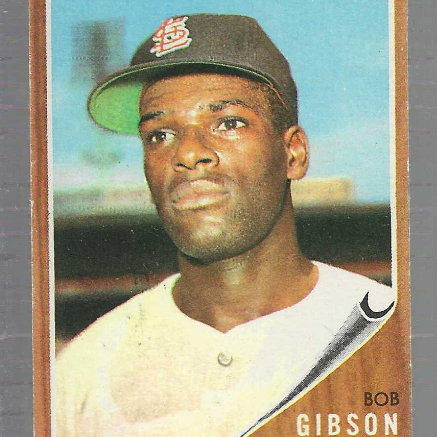 1962 Topps #530 Bob Gibson Ex/Mint List $500