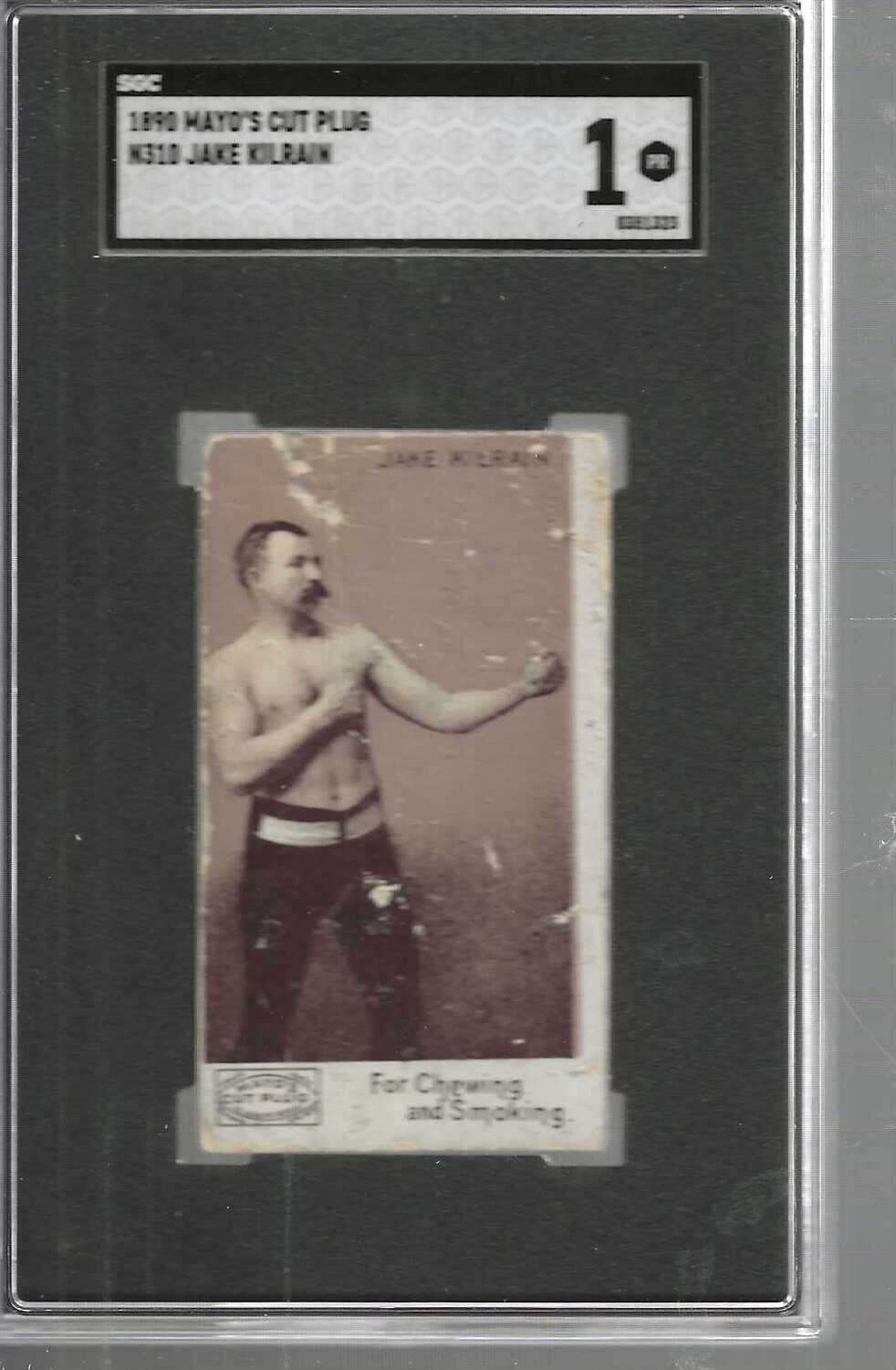 1895 Mayo's Cut Plug Boxing Jake Kilrain SGC 1