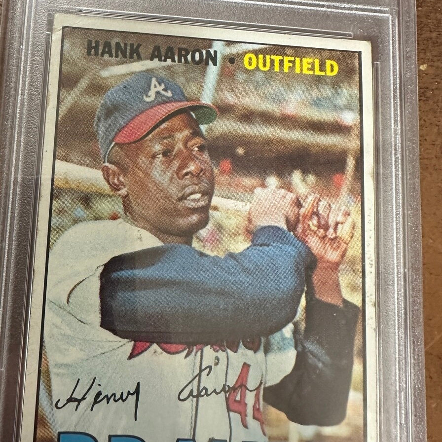 1967 Topps #250 Hank Aaron PSA 4