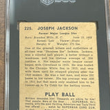 1940 Play Ball #225 Joe Jackson SGC 1 Nicer!
