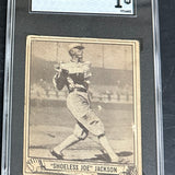 1940 Play Ball #225 Joe Jackson SGC 1 Nicer!