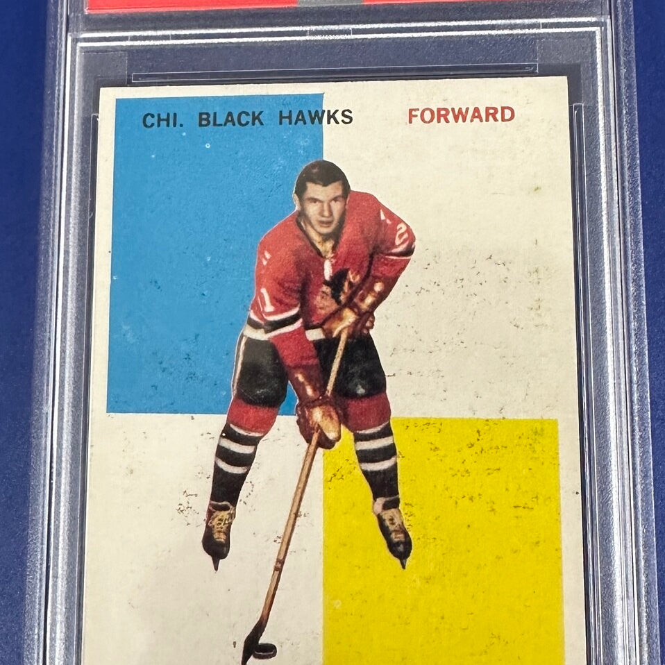 1960/61 Topps #14 Stan Mikita rookie PSA 2