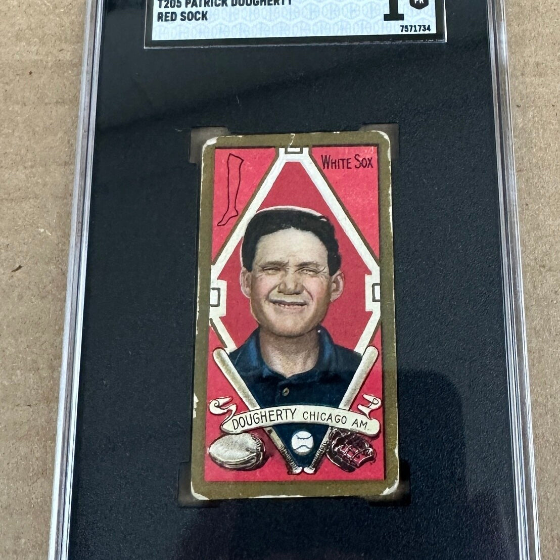 1911 T-205 Sweet Caporal Patsy Dougherty SGC 1