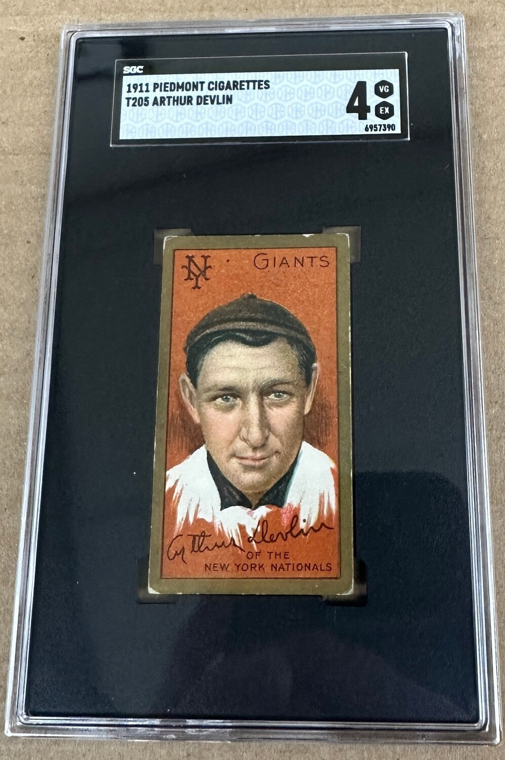 1911 T-205 Piedmont Arthur Devlin SGC 4