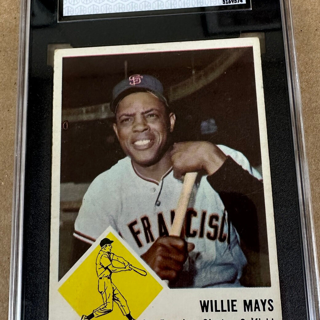 1963 Fleer #5 Willie Mays SGC 5