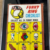 1966 Topps #15 Funny Ring Checklist Marked SGC 1.5