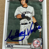 2020 Bowman Anthony Volpe rookie Autograph JSA Certified