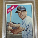 1966 Topps Tony Conigliaro Autographed Card PSA 8 Auto