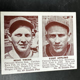1941 Double Play #69/70 Mike Tresh/Luke Appling Ex/Mint