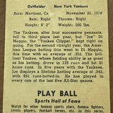 1941 Play Ball #71 Joe Dimaggio Fair