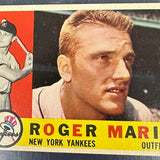 1960 Topps Roger Maris Ex List $250