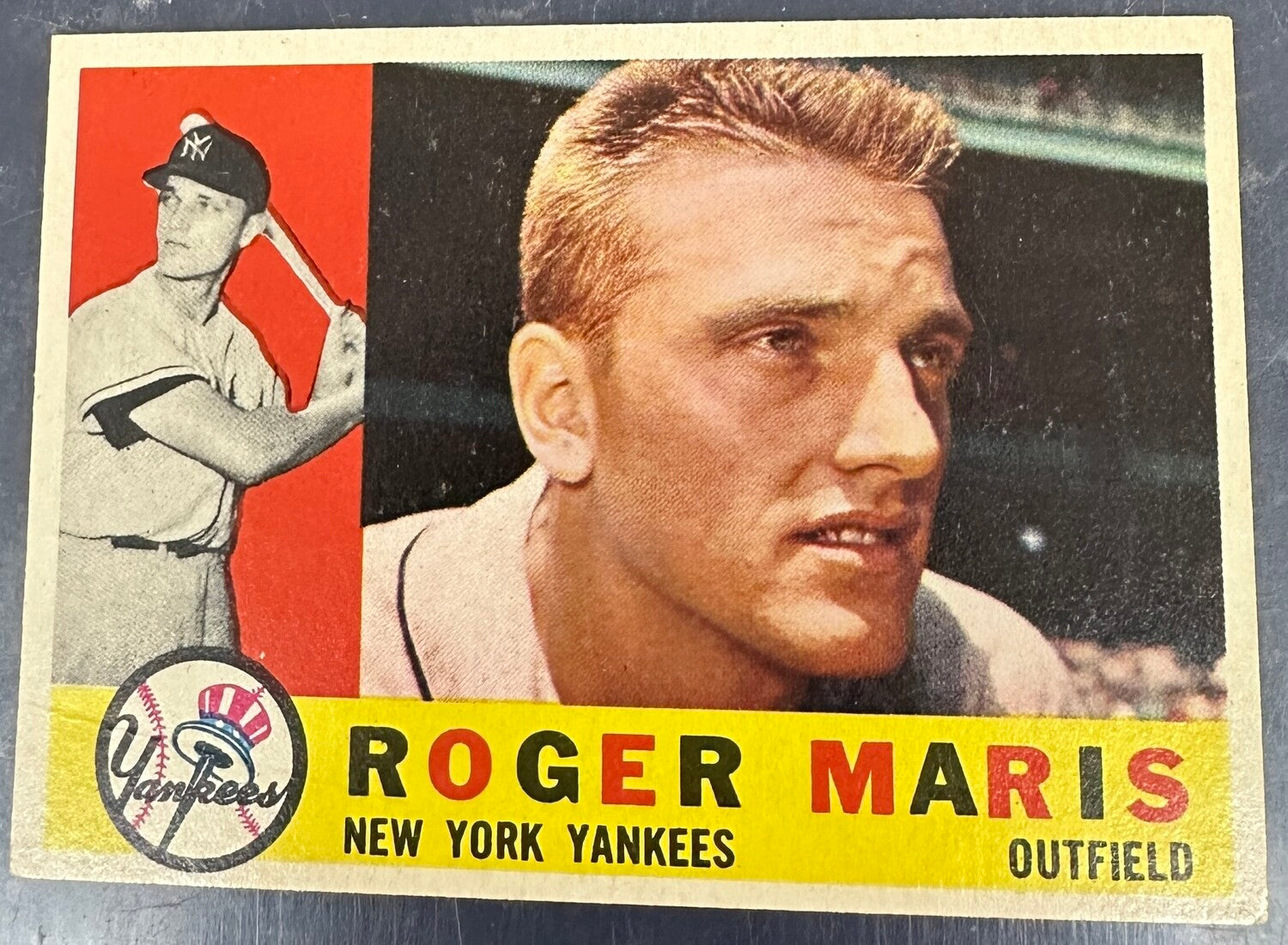 1960 Topps #377 Roger Maris Ex+ List $250