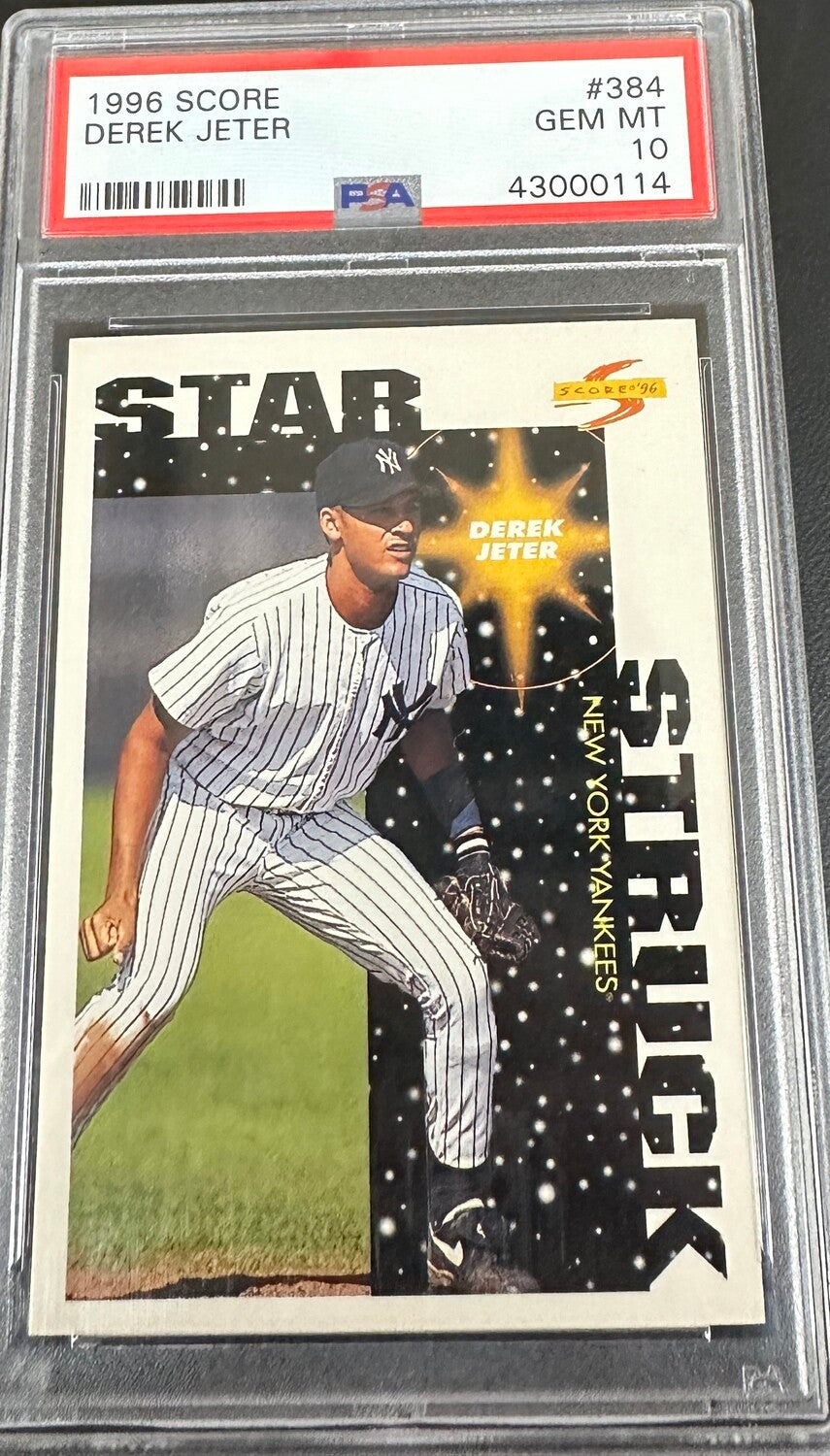 1996 Score Star Struck Derek Jeter rookie PSA 10