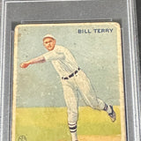 1933 Goudey #20 Bill Terry PSA 1