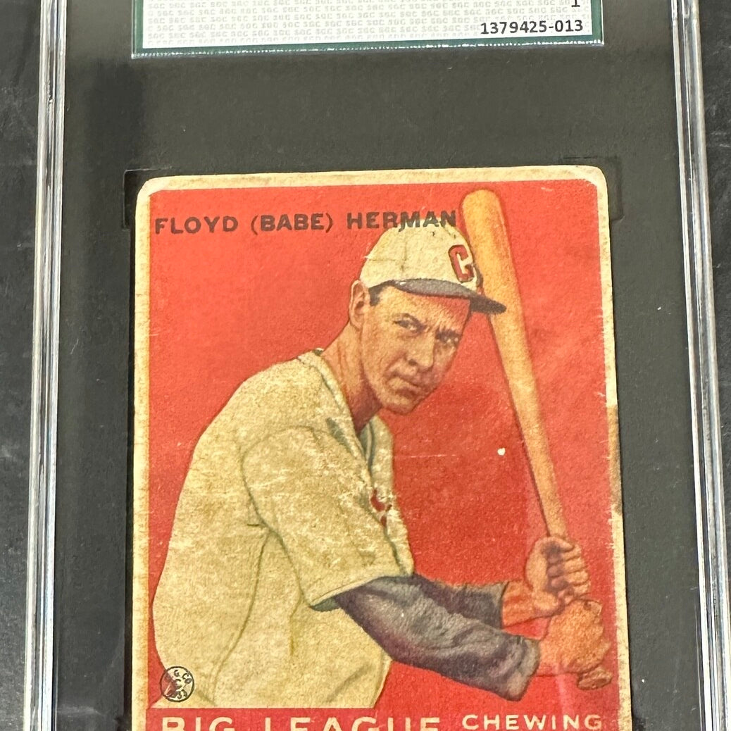 1933 Goudey #5 Babe Herman SGC 1