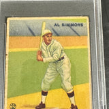1933 Goudey #35 Al Simmons PSA 5