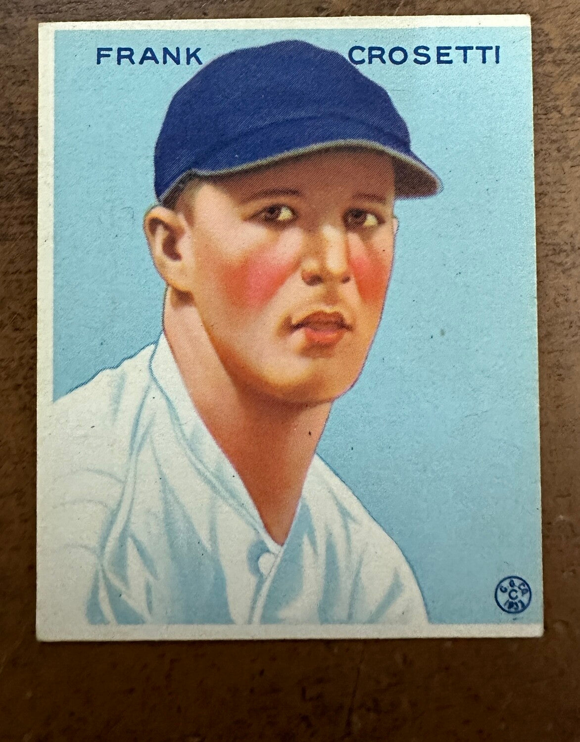 1933 Goudey #217 Frank Crosetti Ex+ List $250