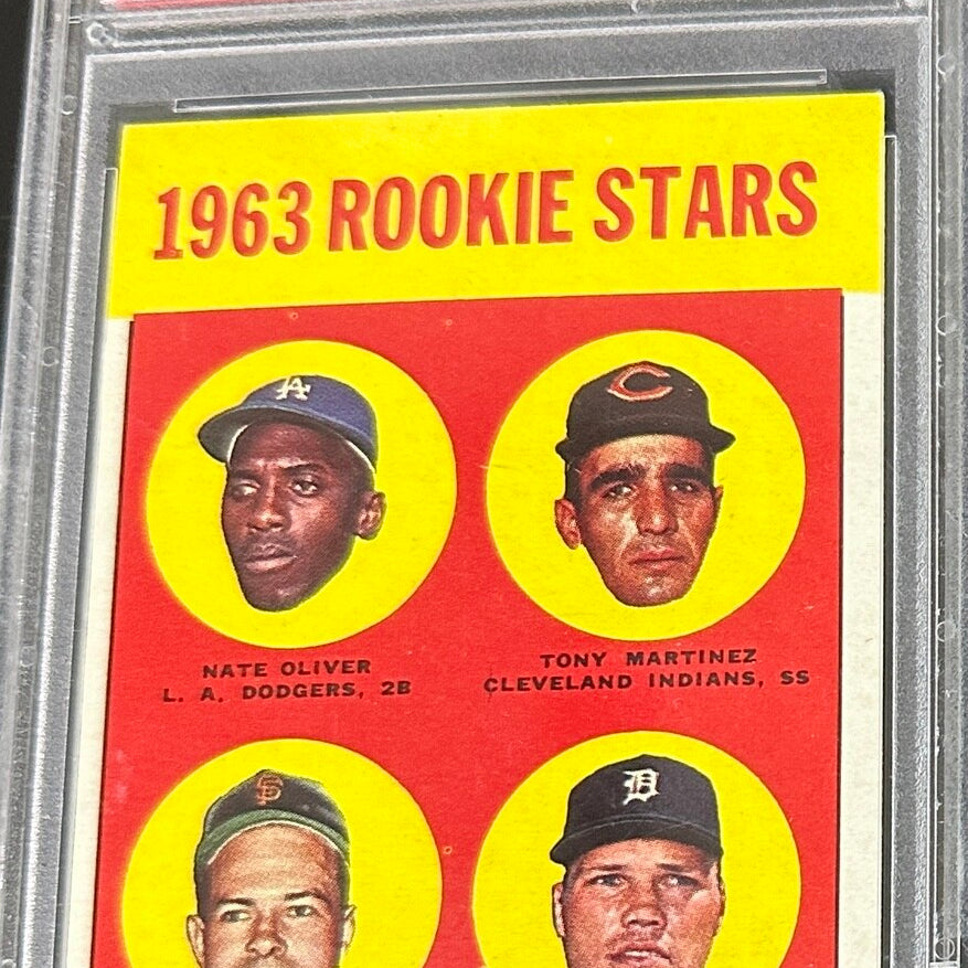 1963 Topps #466 Bill Freehan rookie PSA 8