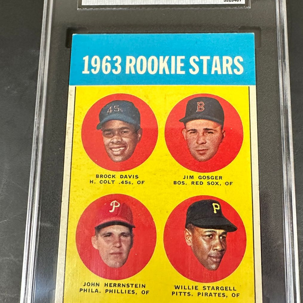 1963 Topps #553 Willie Stargell Rookie SGC 4.5