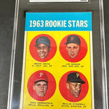 1963 Topps #553 Willie Stargell Rookie SGC 4.5