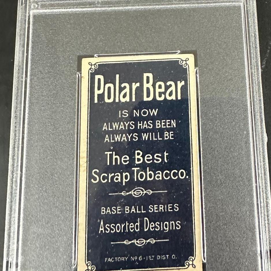 1909 T206 Polar Bear Red Kleinow Boston PSA 4