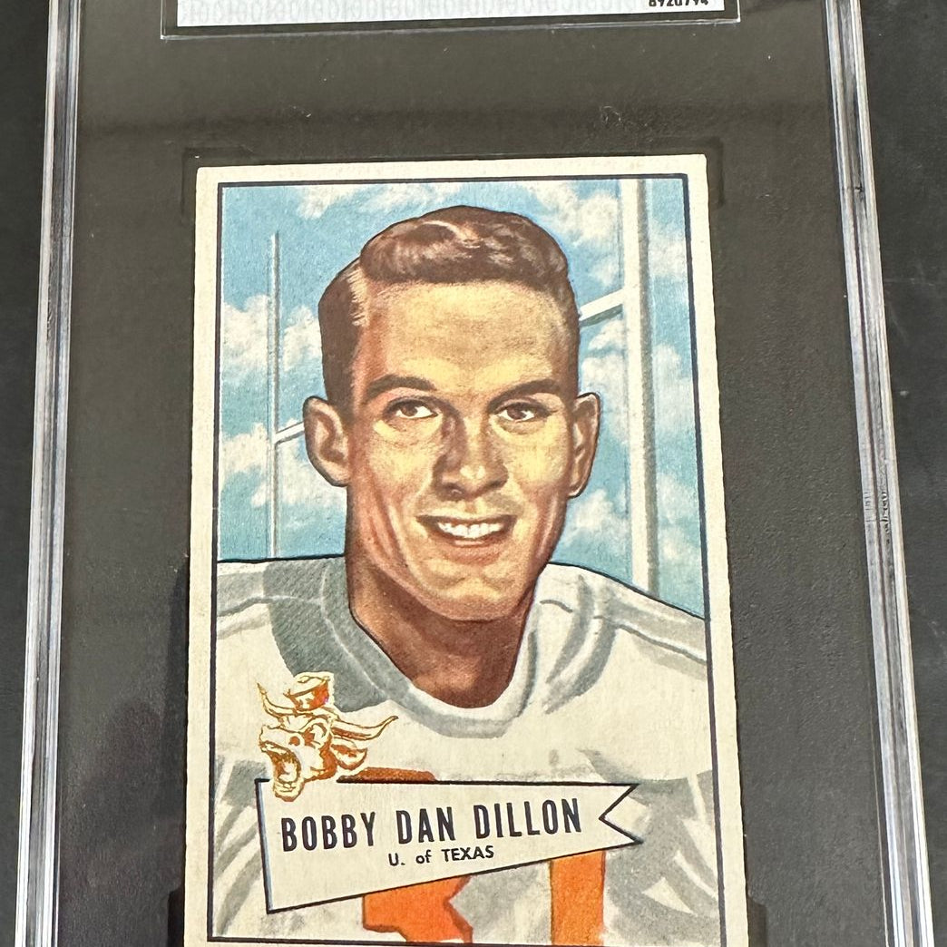 1952 Bowman Football #98 Bobby Dan Dillon SGC 3.5