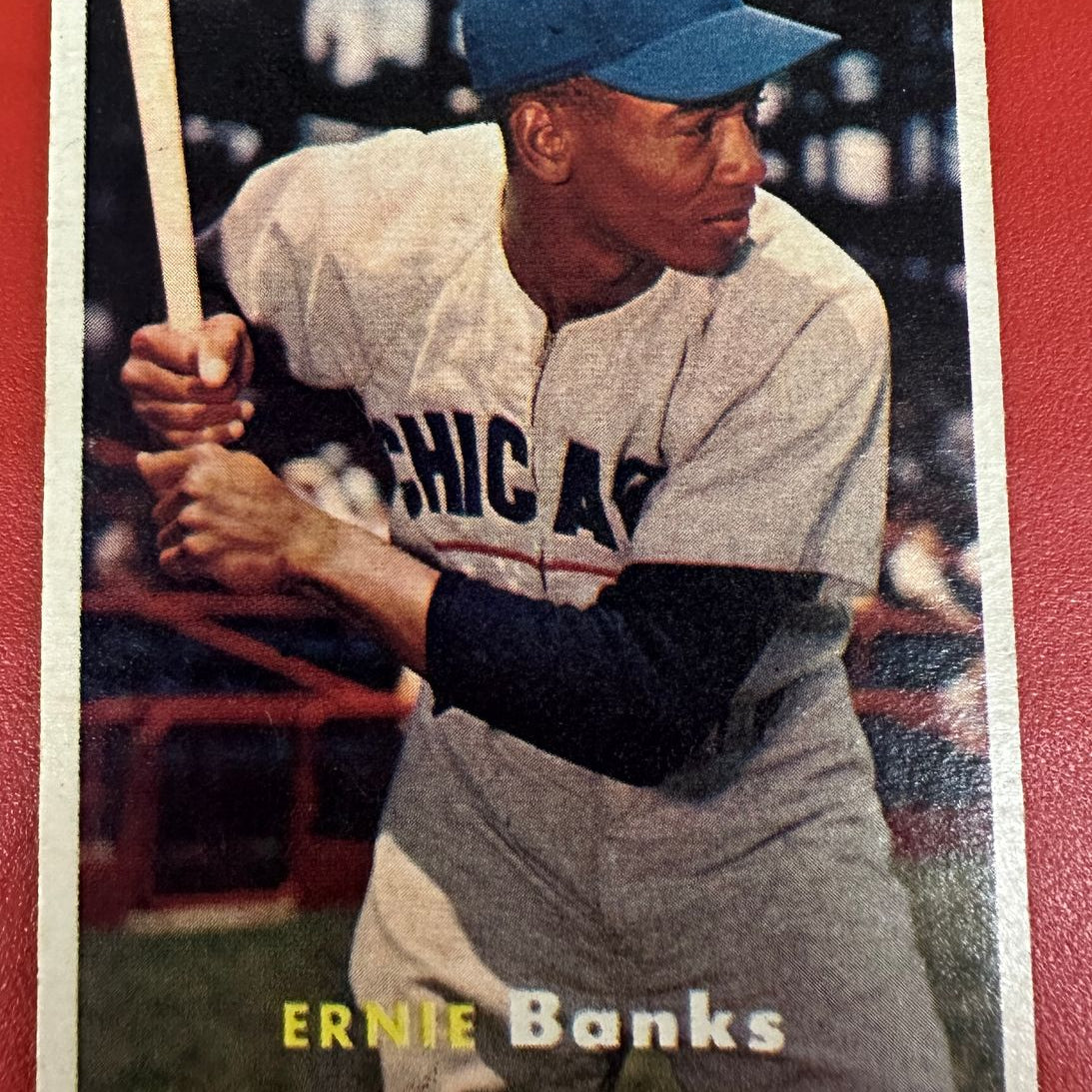 1957 Topps #55 Ernie Banks Ex/Mint