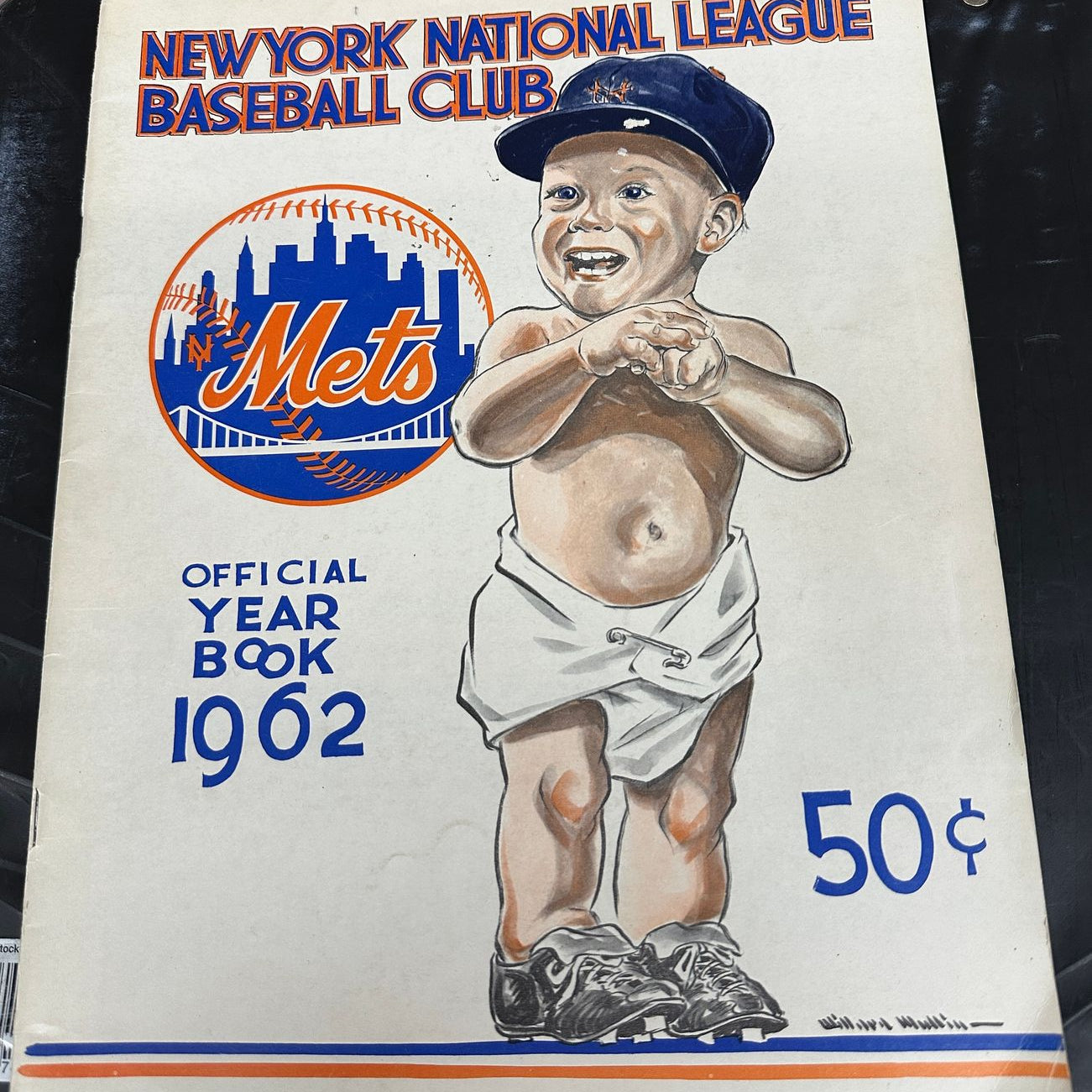 1962 NY Mets 1st Year Yearbook Ex/Mint
