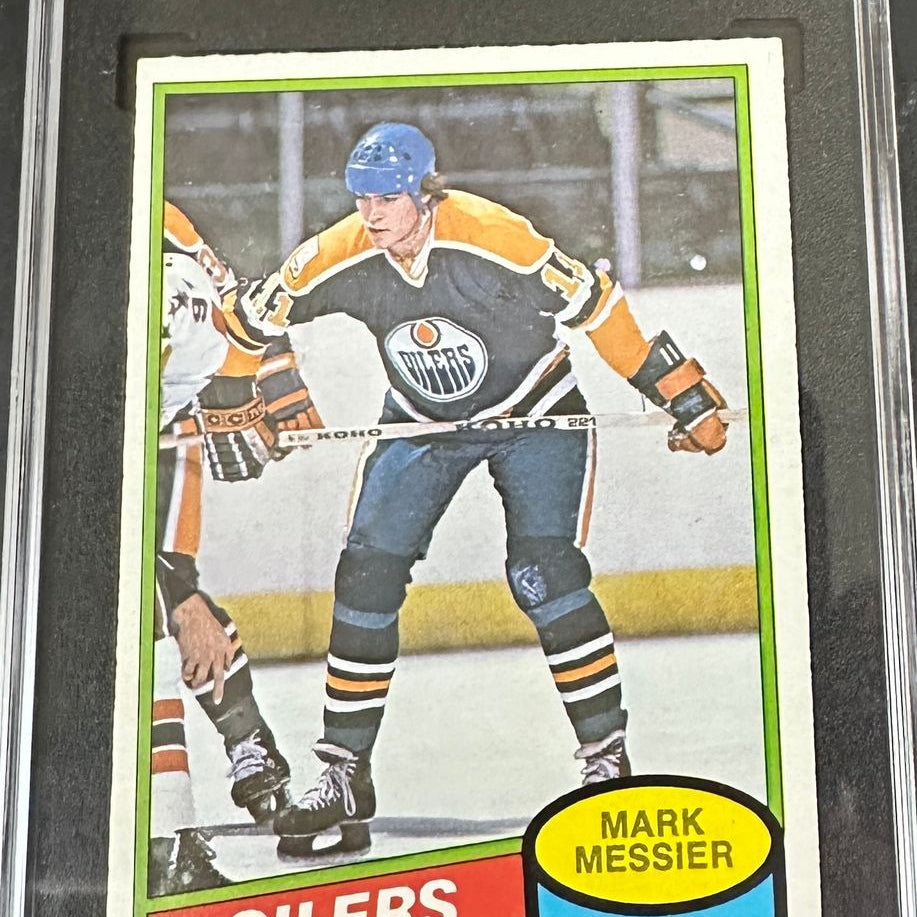 1980 Opeechee #289 Mark Messier rookie SGC 4.5