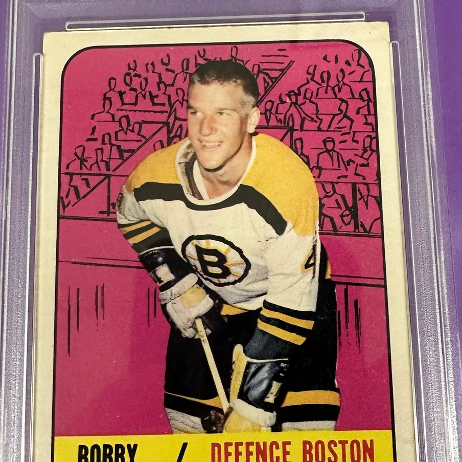 1967/68 Topps #92 Bobby Orr PSA 4