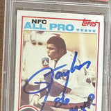1982 Topps Lawrence Taylor Autographed rookie PSA 9