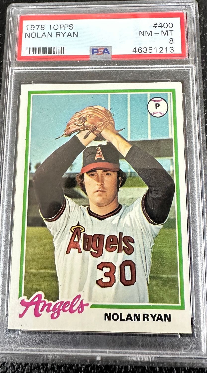 1978 Topps #400 Nolan Ryan PSA 8