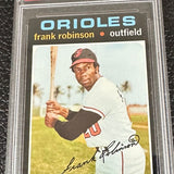 1971 Topps #640 Frank Robinson PSA 7