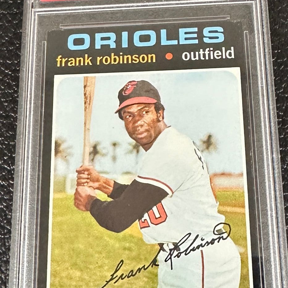 1971 Topps #640 Frank Robinson PSA 7