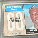 1968 Topps #370 Hank Aaron All Star PSA 8