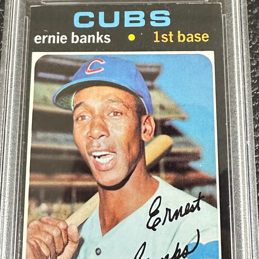 1971 Topps #525 Ernie Banks PSA 6