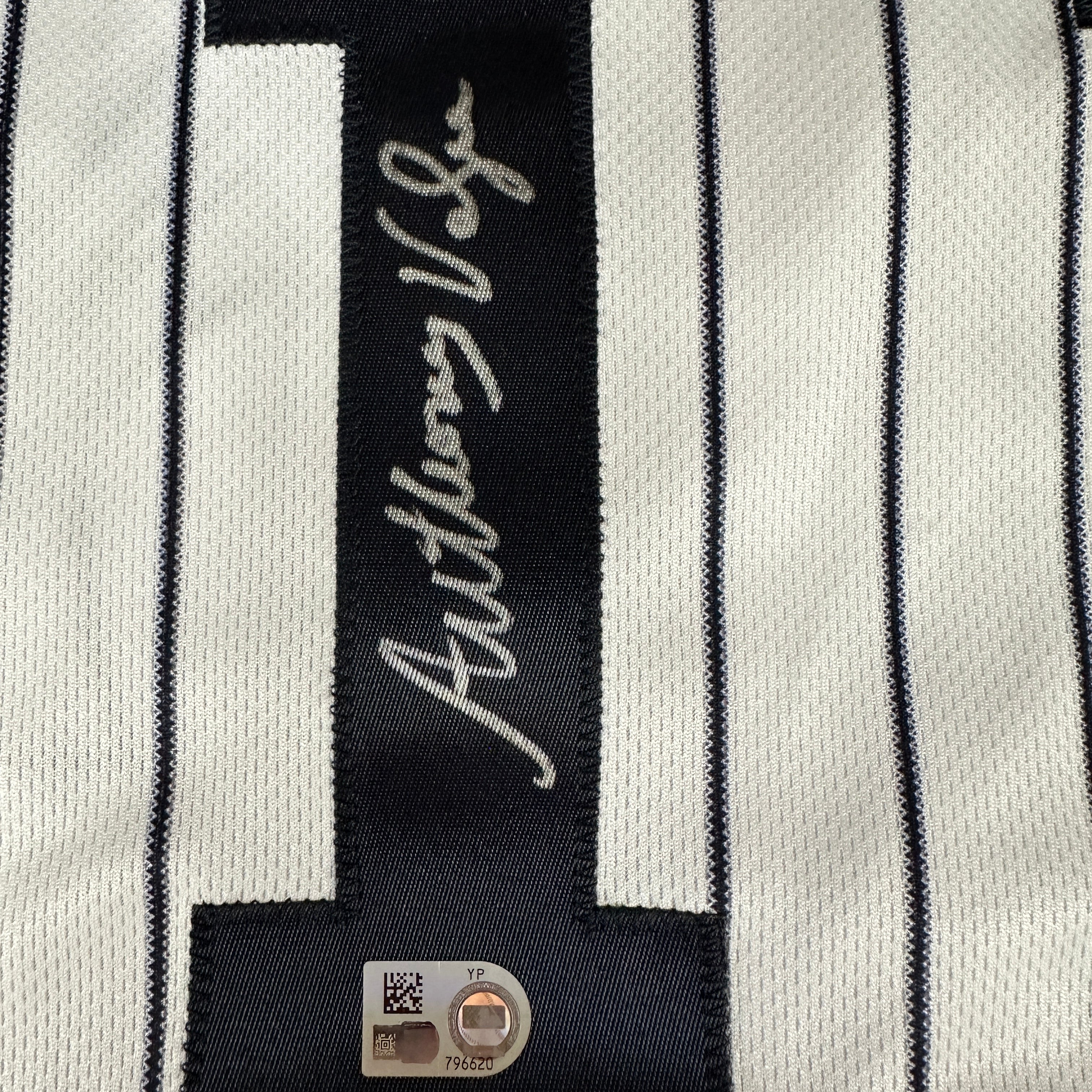 Anthony Volpe signed jersey MLB Authentic