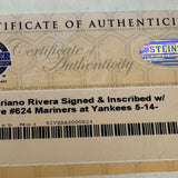 Mariano Rivera signed Game Used Ball Steiner Certified